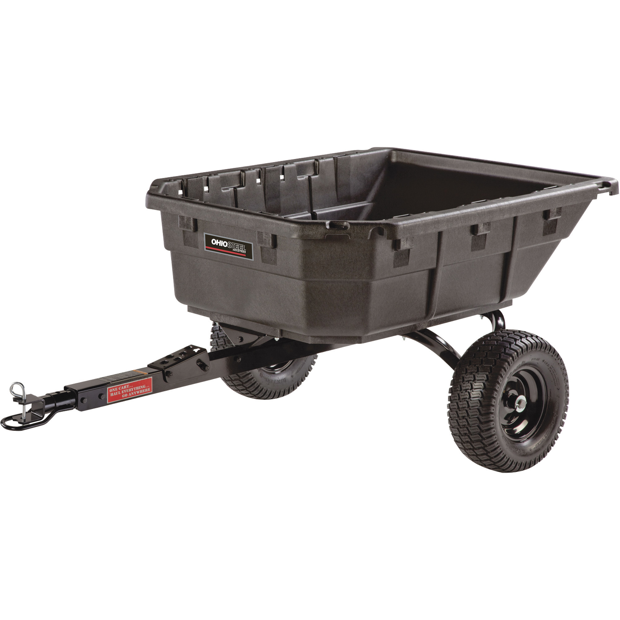 Ohio Steel ATV Trailer, 1,250-Lb. Capacity, 12.5 Cu. Ft., Model# 4048P-HYB